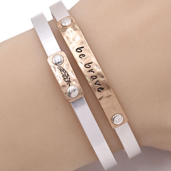 Jewelry - -BE BRAVE- Cuff Bracelet